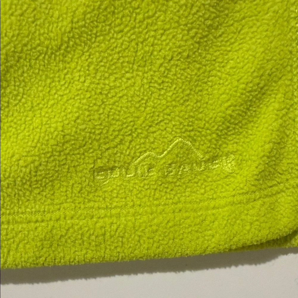 Eddie Bauer Neon Yellow Crew Neck Sweater Size M